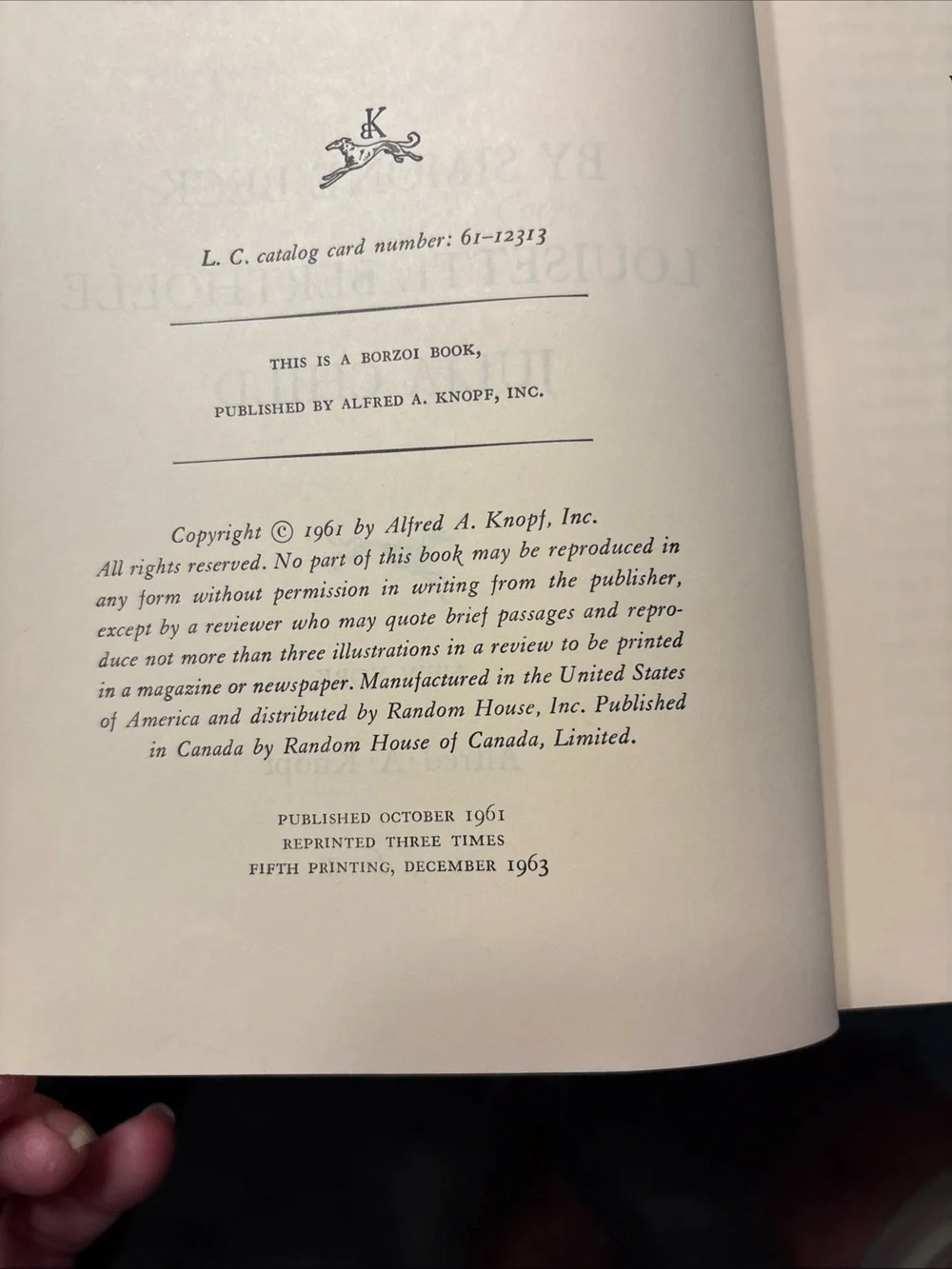 Mastering The Art of French Cooking, Beck, Bertholle, Julia Child 5th Print 1963